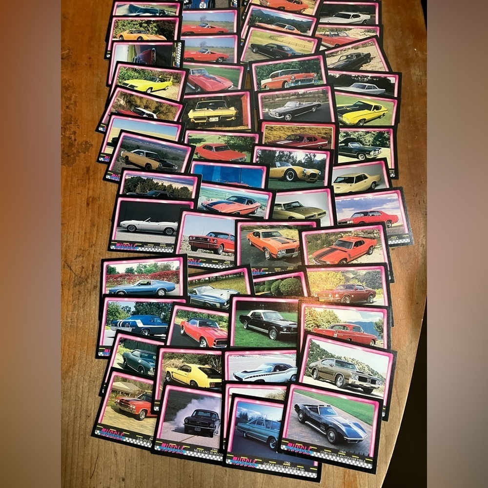 Vintage Muscle Cards Car Trading Cards Collection, set of 84 plus 3 - Picture 4 of 16